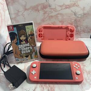  nintendo Nintendo Switch Lite Nintendo switch light coral set sale the first period . ending soft Grand * theft * auto * trilogy 