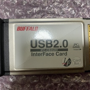 BUFFALO バッファロー USB2.0 CardBus/PCカード IFC-CB2U2V PCMCIA USB拡張カードの画像1