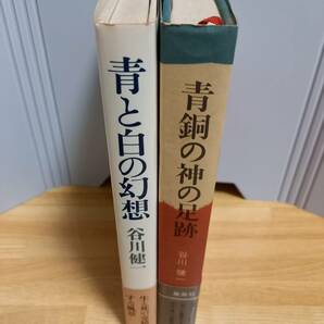 単行本 谷川 健一 青と白の幻想 青銅の神の足跡 2冊セット 1979年発行 hm2404の画像3