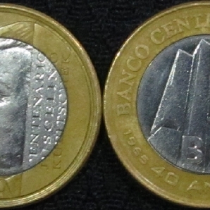 ブラジル 1レアル記念硬貨×2枚(2002,2005:各1枚)の画像1
