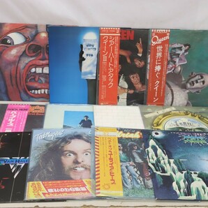 洋楽ロック LPレコード 12枚まとめて ピンク・フロイド/クイーン/キング・クリムゾン等 (D2993)の画像1