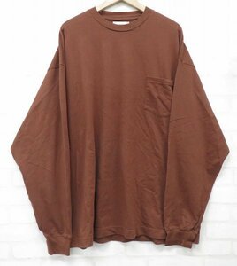 7T1376■unfil 長袖オーバーサイズTシャツ アンフィル