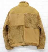 7T1928■Levi's PIECED FLEECE JACKET A0198-0001 リーバイス ピースフリースジャケット_画像2