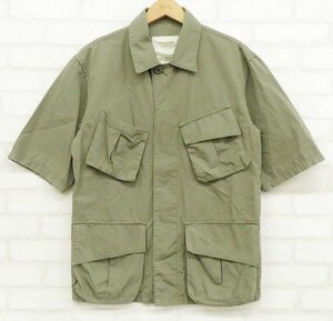 7T0965■sage de cret 16ss edifice別注 半袖ファティーグシャツジャケット サージュデクレ エディフィス