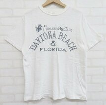 7T1810【クリックポスト対応】ウエアハウス DAYTONA BEACH FLORIDA 半袖Tシャツ WAREHOUSE_画像1