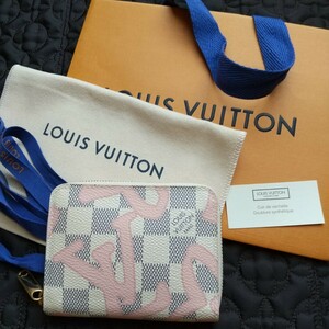 ルイヴィトン LOUIS VUITTON ダミエ ヴィトン ミニ財布 コインパース コインケース ジッピーコインウォレット 小銭入れ 名刺入れ タヒチ