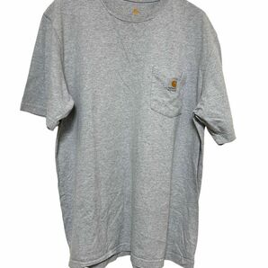 carhartt カーハート　メンズ　Tシャツ ロゴ　XL グレー