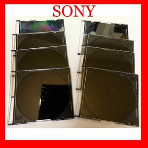 SONY CD-R ディスクケース 黒ケース スリム CDケース DVDケース Blu-rayDisc 5mmケース 収納 CD 空ケース Blu-ray空ケースCD-ROMケース