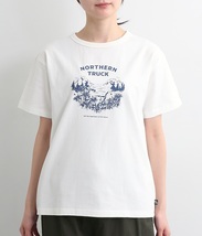 ◆NORTHERN TRUCK/ノーザントラック☆ガーデンイラストTシャツ★オフホワイト　L_画像3