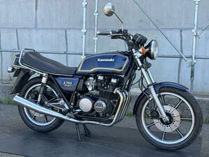  super finest quality Z750FX-3 MKⅡ color!! engine best condition!! condition highest!! KAWASAKI Kawasaki engine actual work animation equipped old car out of print car Z400FX Z550FX MK2