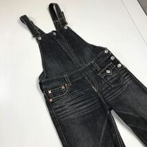 LEVI'S リーバイス 957 デニムオーバーオール　サロペット　ジーンズ　Mサイズ　ブラックデニム　34-35a_画像6