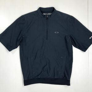 OAKLEY オークリー 半袖ブルゾン プルオーバー ハーフジップ ゴルフウェア GOLF メンズ SMサイズ 34-101aの画像1