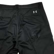 under armour アンダーアーマー　ストレッチパンツ　スラックス　黒　ノータック　メンズ　88 ゴルフ　GOLF 34-106a_画像5