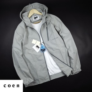 新品■ユナイテッドアローズ/コーエン/coen/Chinook Sport別注/撥水機能フーデッド薄手ジャケット143/19灰/【M】