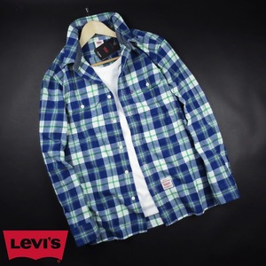 Новая ★ Классическая рабочая рубашка Levi's/Levi's Classic Worker A57/003 Blue/[M] [JP Size L]