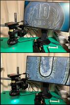 マイクロスコープ 顕微鏡 付属品多数 ズームレンズ3種付属 最大1000倍 外観検査等に デジタルマイクロスコープ_画像4