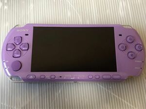 ほぼ未使用　無傷　極上美品　SONY PSP-3000 限定色 ライラックパープル　動作良好　レアカラー　ほとんど新品