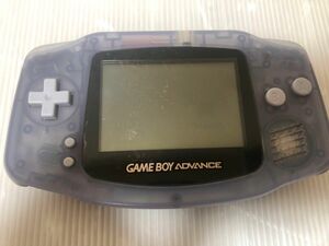 ★動作確認済み　GBA ゲームボーイアドバンス 本体 クリアカラー　AGB-001 多少電源入りにくい