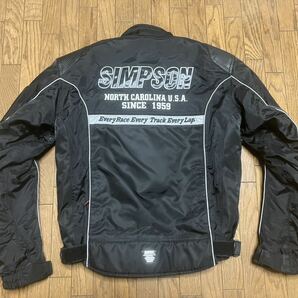 SIMPSON シンプソン ライダースジャケット 中綿入りインナー、プロテクター付属 サイズLLの画像6