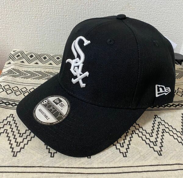 New Era Chicago White Sox ホワイトソックス キャップ黒