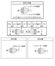 スピージー 分割式ドライブシャフトブーツ 片側 BAC-TG14R フロント ニッサン ティーダ_画像4