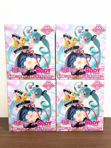 初音ミク×Rody　AMP＋ フィギュア～39／サンキューver.～　4体セット