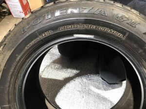  【即決！送料無料！】 BRIDGESTONE ブリヂストン POTENZA ポテンザ GⅢ 165/160 R12 71H 1本 パンク修理の跡あり