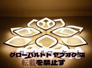 人気美品★シャンデリア リビングルームリモコン アクリル 照明器具 天井照明 蓮の花の形 Led 屋内ランプ ホーム 調光可能