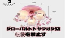 ★可愛いアンティーク調・薔薇シャンデリア 天井照明 ペンダントライト3灯_画像7