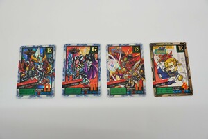 バンダイ カードダス SDガンダム バトルオブナイツ 幻魔王の挑戦 竜を継ぐもの 鎧闘神出現 4枚 S2 中古品