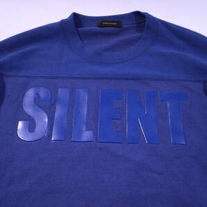 JONIO同型同色 アンダーカバー 2014SS/GODOG SILENT/LISTENシリコンプリント ビッグ七分袖カットソー 幻のブルー/Mens3の画像3