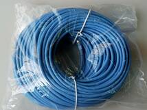 LANケーブル　約50ｍ　cat5e　UTP 24AWG 4PR TIA/EIA 568B2 CAT5e　ブルー！_画像1