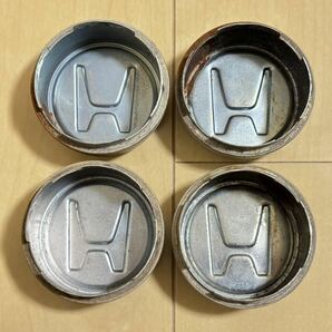 ホンダ HONDA純正 鉄 スチール てっちん センターキャップ 4個 中古 鉄製 Hロゴ 大の画像6