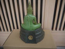【A40403】タイ仏像 「パッ・プッタソートーン」坐像 工芸品_画像5