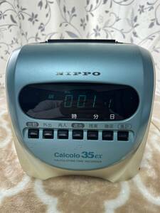  free shipping Techno seven count time recorder ( used ) calco ro35ex CALCOLO35ex