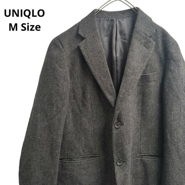 UNIQLOテーラードジャケットダークグレーメンズM a33