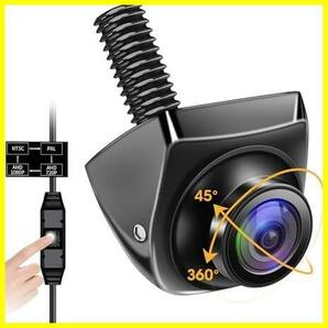 リアカメラ 360°+45°角度調整可能 】バックカメラ AHD 1080P/720P/NTSC/PAL 【4信号モード&角度調整可能 170°超広角の画像1