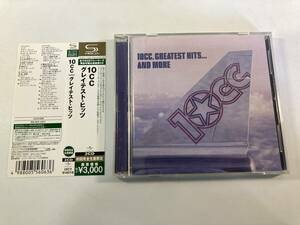 【1】9629◆SHM-CD◆10cc／Greatest Hits... And More◆10cc／グレイテスト・ヒッツ◆2枚組◆国内盤◆帯付き◆