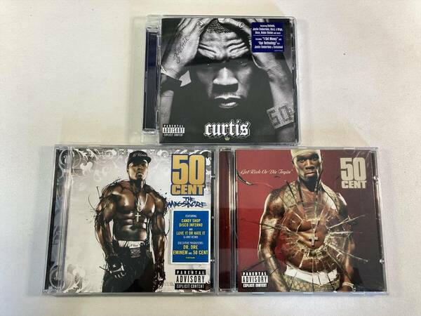 W8552 50セント 3枚セット｜50 Cent Get Rich or Die Tryin' The Massacre Curtis