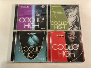 W8557 DJ CELORY COOLIe' HIGH VOL.1～4 R&B MIX CD 4枚セット