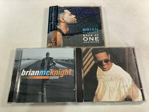 W8586 ブライアン・マックナイト 3枚セット｜Brian McKnight Anytime Back at One and More