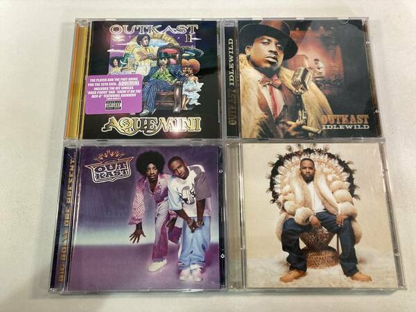 W8590 アウトキャスト 4枚セット｜OutKast Aquemini Speakerboxxx/The Love Below Idlewild Big Boi and Dre Present