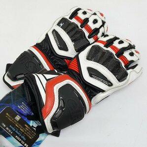 《未使用》elf エルフ EG-A504 High Comp Glove ハイコンプグローブ サイズM バイク グローブ レッド《生活・80サイズ・福山店》O049の画像1