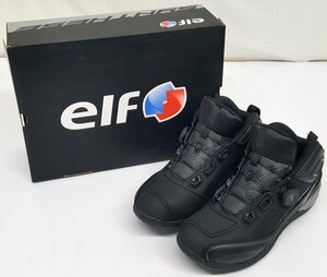 《未使用》 elf エルフ SYNTHESE16 EL016 ブラック シューズ サイズ26.5㎝《生活・80サイズ・福山店》K006