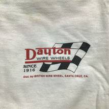 デイトン ワイヤーホイール Tシャツ XL 1996 DAYTON ( 13in ローライダー アメ車 インパラ キャデラック モンテカルロ )_画像3