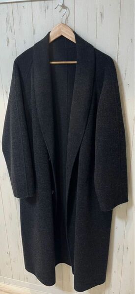 LIDNM 2023 AW SHAWL COLLAR REVER COAT (サイズM)