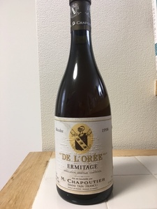 シャプティエ　エルミタージュ　ド・ロレ　1998　Chapoutier Ermitage de l'Oree 1998