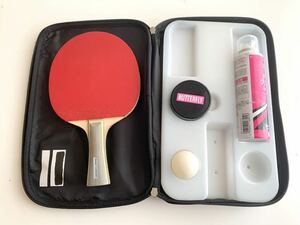  free shipping ping-pong racket set she-k hand butterfly butterflynitak Raver complete set 