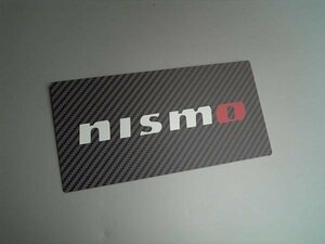 日産純正 nismo (カーボン柄) ナンバープレートマスク M35 WC34 ステージア STAGEA AWC34