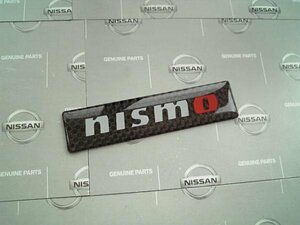 日産純正 nismo カーボンエンブレム J10 デュアリス DUALIS ニスモ